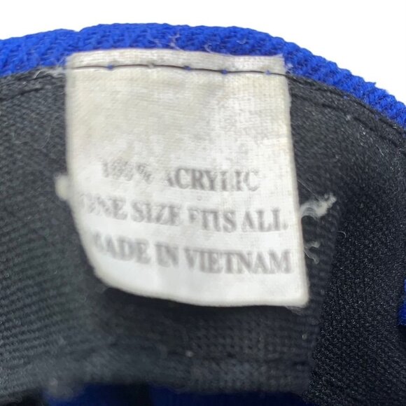 Boston Red Sox Royal Blue Embroidered Logo Baseball Cap Fitted Hat Adjustable - Picture 6 of 8